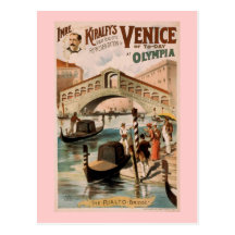 "Venice of Today" Vintage Theater Postcards