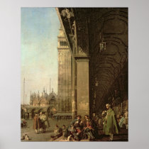 Venice: Piazza di San Marco and the Colonnade Print