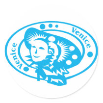 Venice Stamp stickers by alternateworlds Venice Stamp stickers