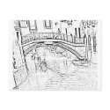 Venice-Taxi Postcard by MarthaHaskins Venice-Taxi Postcard