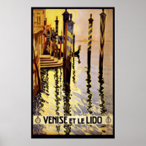 Venise et le Lido Print