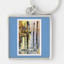 Venise Et Le Lido Vintage Keychains