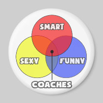 Venn Diagram .. Coaches Refrigerator Magnet