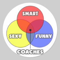 Venn Diagram .. Coaches Sticker
