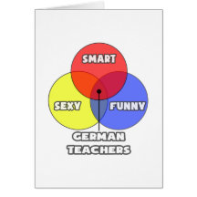 Venn Diagram .. German Teachers Card