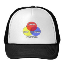 Venn Diagram .. Machinists Trucker Hat
