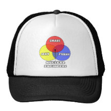 Venn Diagram .. Nuclear Engineers Trucker Hat