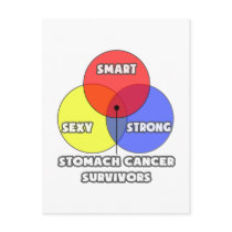Venn Diagram .. Stomach Cancer Survivors postcards