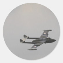 Venom, RAF, fighter Round Stickers