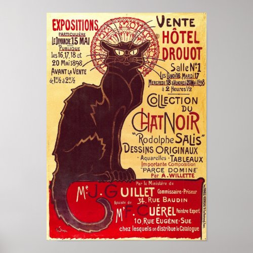 Vente Hôtel Drouot, Théophile Steinlen posters