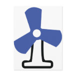 ventilator icon post card