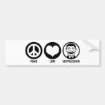 Ventriloquism Bumper Sticker