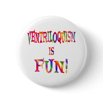 Ventriloquism is Fun buttons by HobbiesLeisure Ventriloquism is Fun buttons