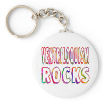 Ventriloquism Rocks Keychains