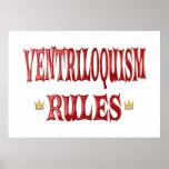 Ventriloquism Rules posters