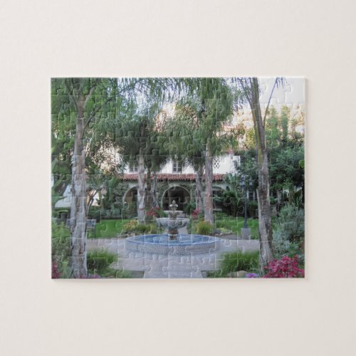 Ventura Mission Garden and Fountain puzzle
