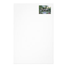 Ventura Mission Garden and Fountain Personalized Stationery