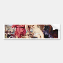 Venus And Adonis By Rubens Peter Paul Bumper Sticker
