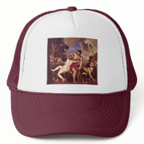 Venus And Adonis,  By Tizian (Best Quality) Mesh Hat