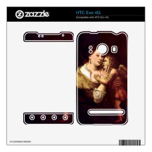 Venus and Cupid by Rembrandt Harmenszoon van Rijn Decal For The HTC Evo 4G