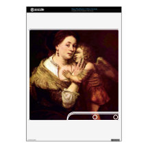 Venus and Cupid by Rembrandt Harmenszoon van Rijn Decals For The PS3 Slim