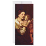 Venus And Cupid. By School Of Rembrandt Rack Card