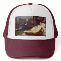 Venus And The Organ Player By Tizian Trucker Hats