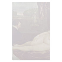 Venus And The Organ Player By Tizian Personalized Stationery