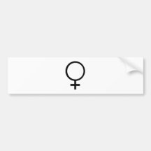 VENUS BUMPER STICKERS