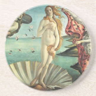 Venus by Botticelli Sandstone Coaster coaster
