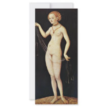 Venus By Cranach D. Ä. Lucas (Best Quality) Personalized Rack Card