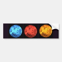 Venus Collage Bumper Sticker