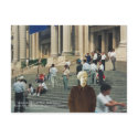 Venus de Milo In Front Of The Met Postcard by Ars_Brevis Venus de Milo In Front Of The Met Postcard