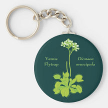Venus Flytrap Floral Art Key Chains