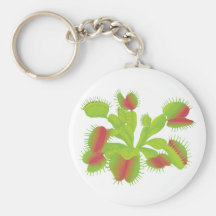 Venus Flytrap Floral Art Keychain