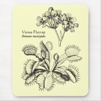 Venus Flytrap Vintage Floral