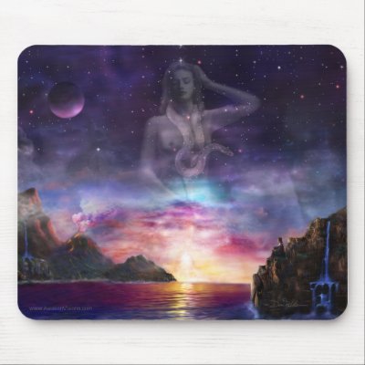 Venus in Scorpio Mousepad by danielholeman