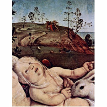 Venus, Mars And Cupid Detail By Piero Di Cosimo (B Acrylic Cut Out