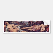 Venus, Mars And Cupid, Italian: Venere E Marte Amo Bumper Stickers