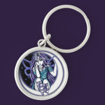"Venus Moon"  Celestial Fairy Art Keychain keychains