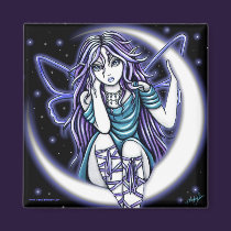 "Venus Moon"  Celestial Fairy Art Magnet magnets