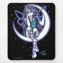 "Venus Moon" Crescent Moon Fairy Art Mousepad by mykajelina "Venus Moon" Crescent Moon Fairy Art Mousepad