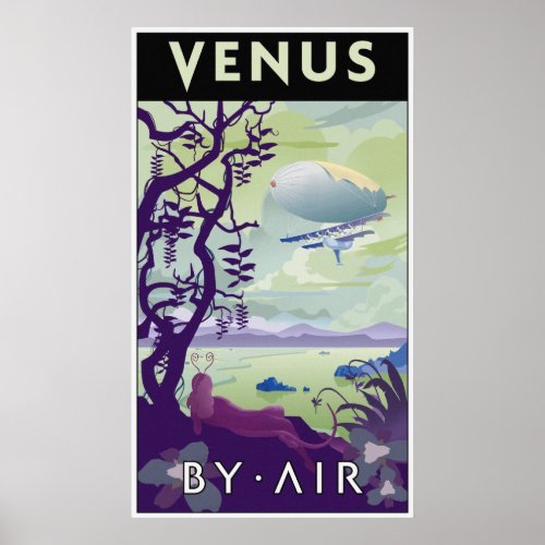 Venus travel poster posters