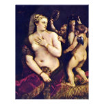 Venus With Mirror By Tizian Custom Letterhead