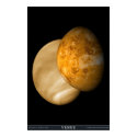 Venus with Visible and Radar Illumination posters by solarviews Venus with Visible and Radar Illumination posters