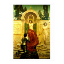 Venusberg Tannhäuser - Godward - Fine Art Painting Post Cards