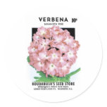 Verbena Mammoth Pink, Roudabush's Seed Store stickers