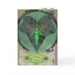 Verdant Fairy Moon Greeting Card