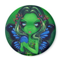 "Verdant Green" Magnet by strangeling "Verdant Green" Magnet