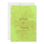 Verde Autumn Oak Leaves 2 Invitation